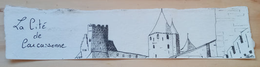 Marque-page La Cité de Carcassonne, la porte d'Aude