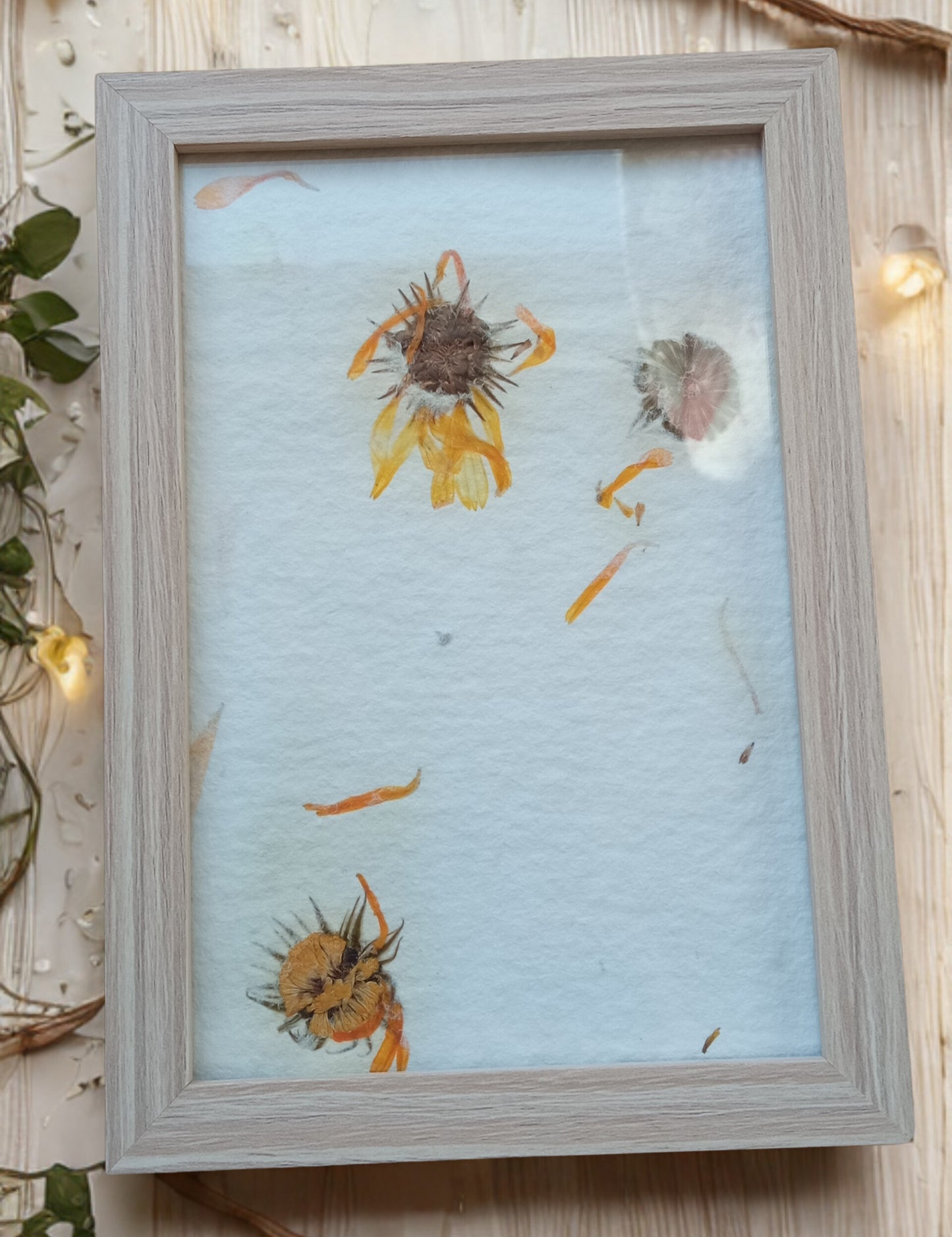 Tableau Envol de calendulas