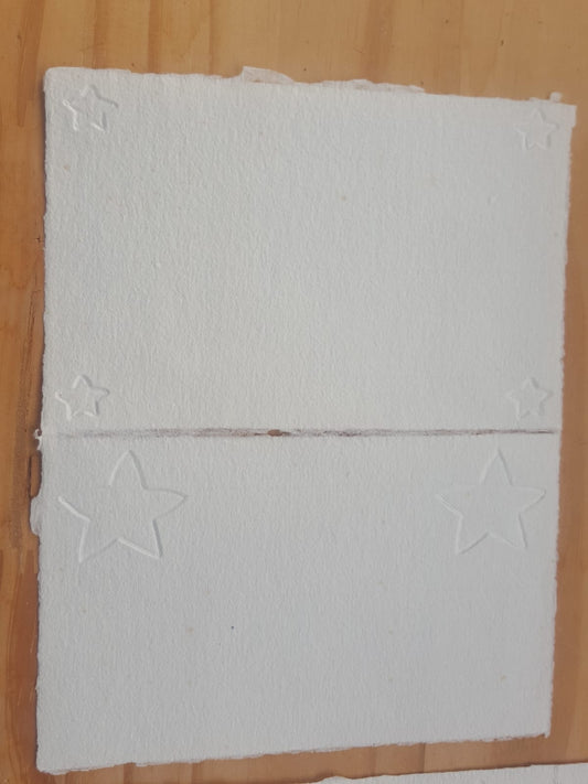 Planche de 2 cartes: grandes étoiles et clarté