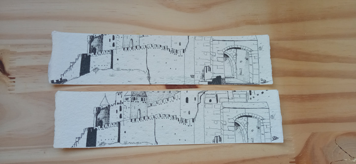 Marque-page La Cité de Carcassonne, la porte d'Aude