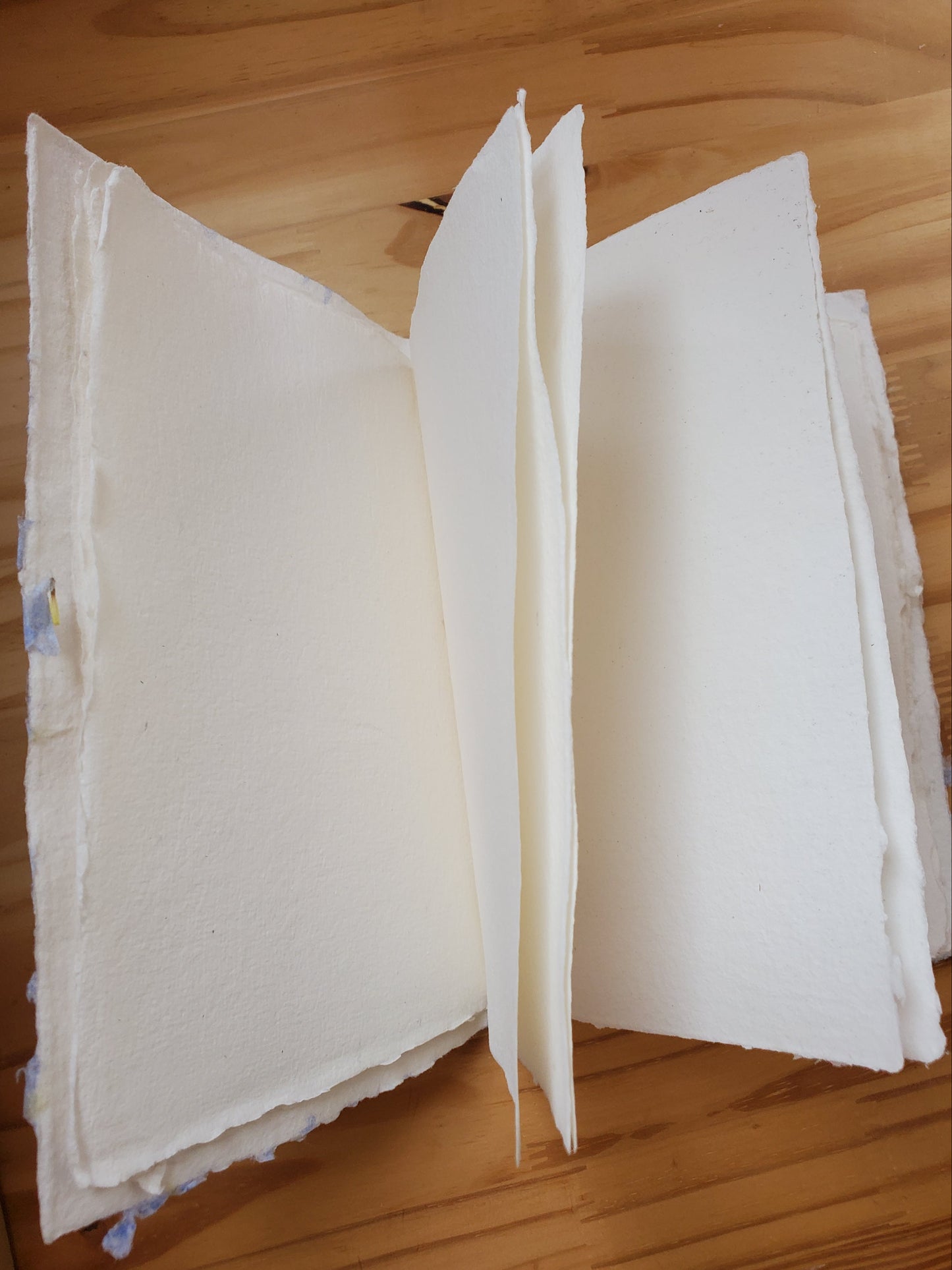 Intérieur du carnet A5 papier fait main 