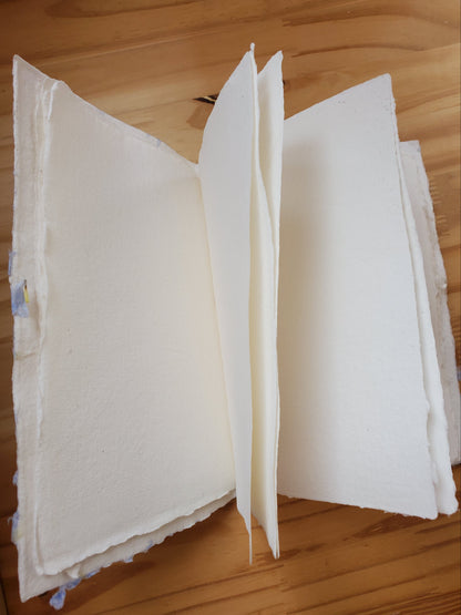 Intérieur du carnet A5 papier fait main 