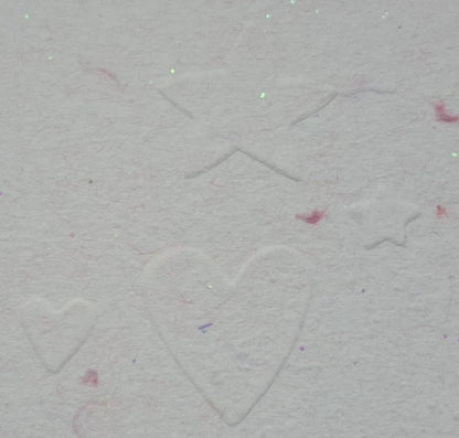 Détails de la carte gaufrée bon annif!