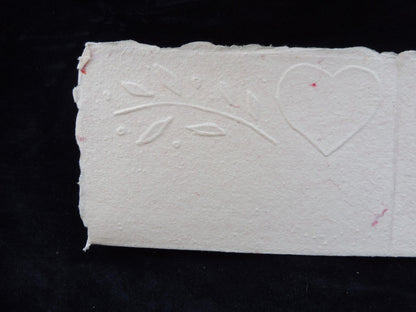Carte Gratitude gaufrée