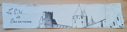 Marque-page La Cité de Carcassonne, la porte d'Aude