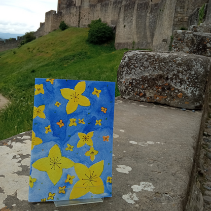 Le vent floral, Carnet A5 relié + Expérience audio immersive