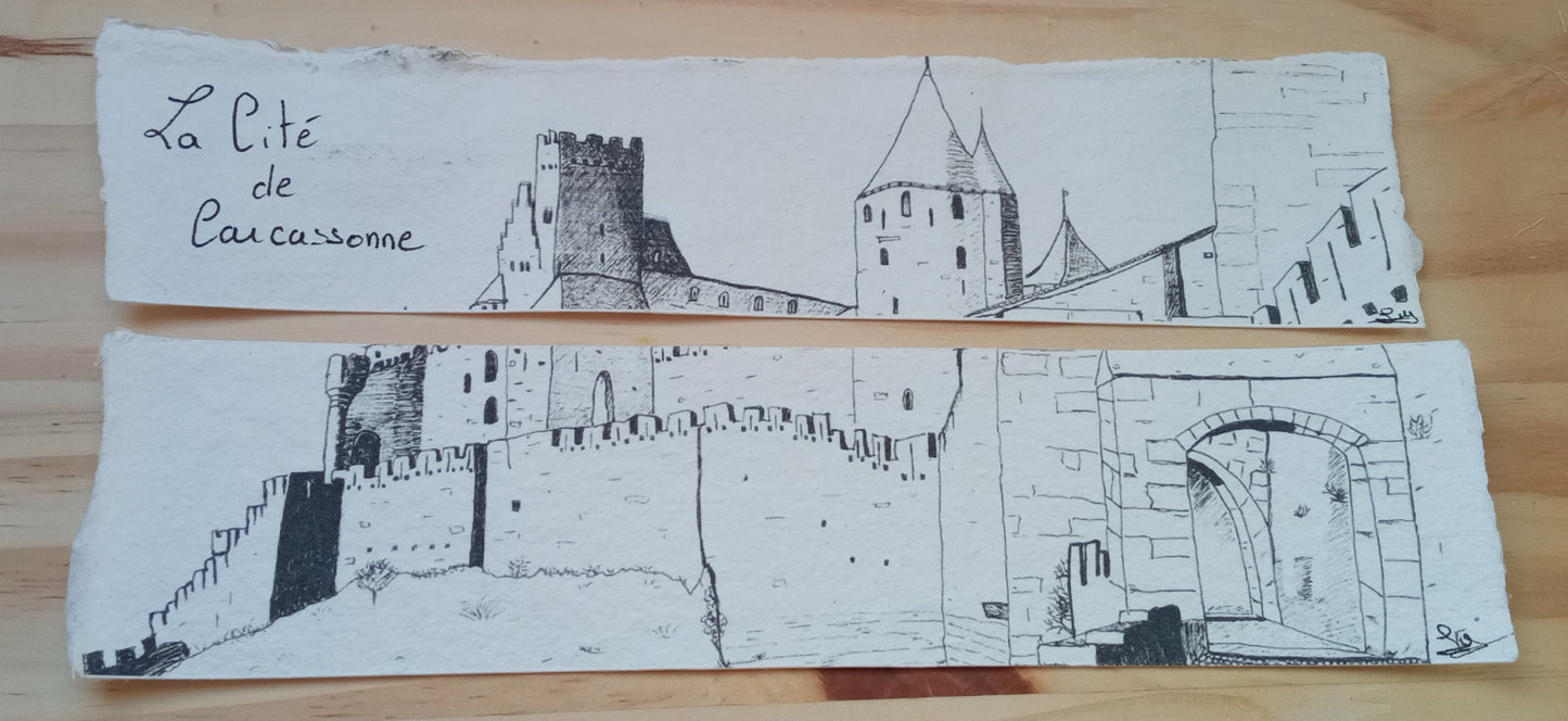 Marque-page La Cité de Carcassonne, la porte d'Aude